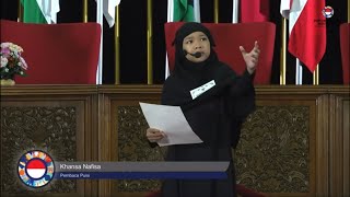 Khansa Nafisa - Juara 1 Baca Puisi HAKORDIA 2021 Tingkat Provinsi Jawa Barat
