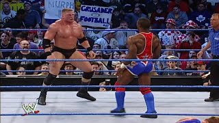 Brock Lesnar Vs Team Angle Smackdown 2722003 Handicap Match