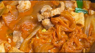 [묵은지김치찌개] 대박 레시피 중독 됩니다 조심하세요‼️