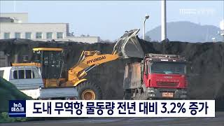 [단신] 지난해 도내 무역항 화물 처리 실적 전년 대비 3.2% 늘어 220124