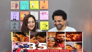 Pak Reacts TOP 35 BOLLYWOOD DANDIYA \u0026 GARBA SONGS | NAVRATRI SPECIAL