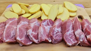 Meat recipe and potatoes for a special recipe for a wonderful dinner # 287