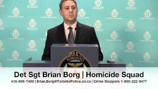 Leanne Freeman Homicide Update Det Sgt Brian Borg 416-808-7400