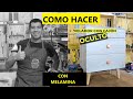 #genial #mesa de luz velador con cajón oculto con #melamina  #carpinteria #creativa #shorts #diy