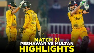 PSL 9 | Full Highlights | Peshawar Zalmi vs Multan Sultans | Match 21 | M2A1A