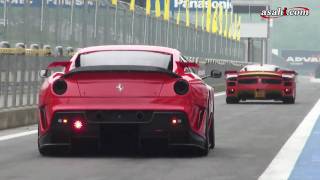 F1、FXX 、599XXが富士を疾走　フェラーリフェスティバル2010