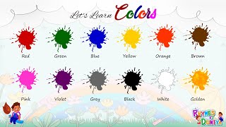 Learn Colors Name In English | Color Videos For Kids |  Learn to write colors name for Kids