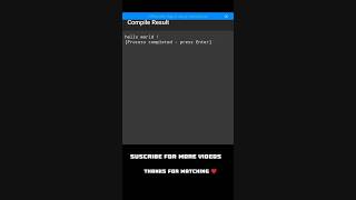 C Hello World Program | Coding On Mobile | Hello World Program | tutorial #codeontrend #c
