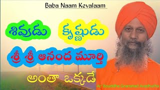 @rajababupullur /ఆధ్యాత్మికత /telugu /spiritual / శివుడు , కృష్ణుడు , మరియు శ్రీ శ్రీ ఆనంద మూర్తి జి