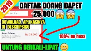 CARA/TUTORIAL DAFTAR SHOPBACK || DAFTAR DOANG LANGSUNG DAPET 25.000 BISA DITRANSFER KE REKENING😱😱