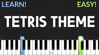 Tetris Theme | EASY Piano Tutorial