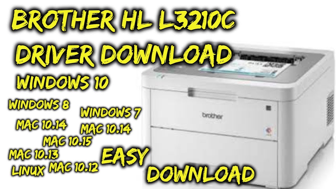 Brother HL L3210C Driver Download - YouTube