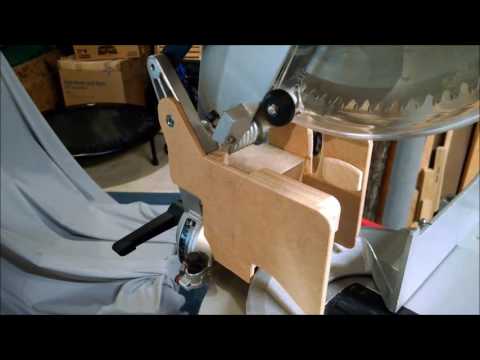 Miter Saw Dust Collection - YouTube