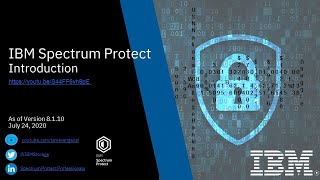 IBM Spectrum Protect Introduction (as of 8.1.10) - Presentation