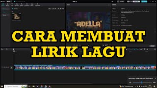 CARA MEMBUAT LIRIK KARAOKE LAGU SEDERHANA & MUDAH #capcut #pc #liriklagu