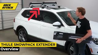 Thule SnowPack Extender Ski + Snowboard Carrier Overview And Install