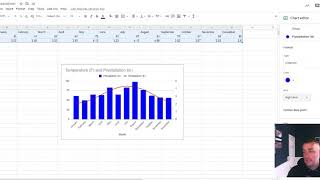 Creating a Climatograph in Google Sheets