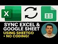 Sync Excel & Google Sheets Automatically Using Sheetgo | No Coding!
