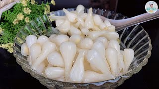 CỦ KIỆU NGÂM ĐƯỜNG trắng giòn cho ngày tết | MÓN ĂN NGÀY TẾT | Bếp Của Vợ
