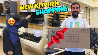 New kitchen ke lye shopping karli Alhamdulillah 😍 Dubai janey ki tayari shuru hogai