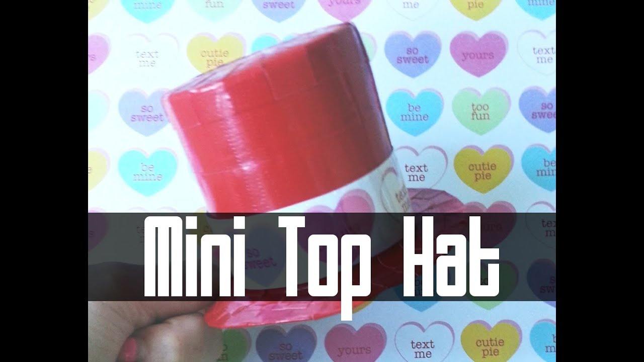 Duct Tape Mini Top Hat Tutorial Youtube