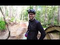 testing a new mtb trail lines in the pines at chicksands