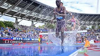 amos serem wins the Mens 3,000M Steeplechase Diamond League Finals 2024