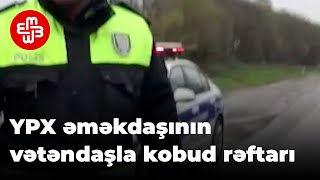 YPX əməkdaşı Ruslan Vəliyev vətəndaşla kobud danışır