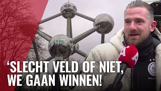 Ajaxfans in Brussel hebben er vertrouwen in