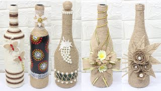 10 Jute bottle decoration ideas | Home decorating ideas easy #2