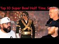 Top 10 Super Bowl Halftime Shows REACTION!! | OFFICE BLOKES REACT!!