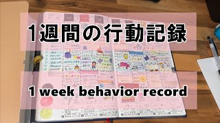 [Jibun planner Biz] Vertical record for a certain week in August