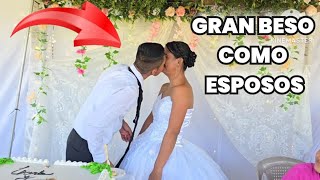 Dios mio Los ESPOSOS se comen A BESOS en PLENO VIDEO👰❤️ muy FELICES ELLOS