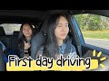 Janet and Kate's First Day of Driving!