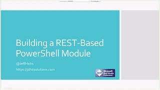 Building a REST-based PowerShell Module