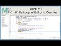 Java: 9-1 While Loop with If Statement and Counter
