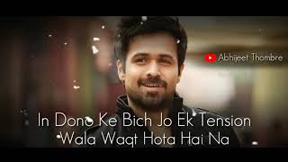 Imran Hashmi WhatsApp status Jab Jeb Khali Ho Tabhi Toh Sapne dekhna chahie