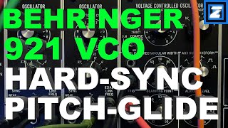 Hard Sync Pitch Glide Patch - Behringer System 55 921 \u0026 921B VCOs