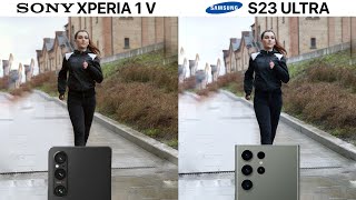 Sony Xperia 1 V vs Galaxy S23 Ultra Camera Stabilization Test
