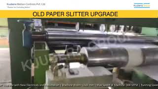 Paper Sheeter Up gradation done By Kuubera Motion Controls Pvt.Ltd.