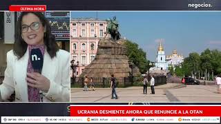 Ucrania desmiente que renuncia a la OTAN