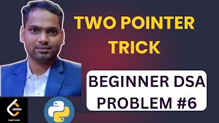 DSA Array interview question |Find Pair with Target Sum |Two Pointer Technique Explained with Python