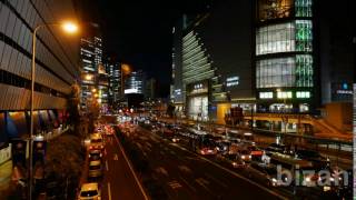 大阪駅前夕景