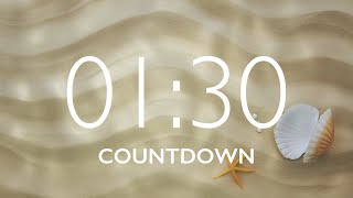 90 Seconds Timer with Relaxing Music and Alarm
