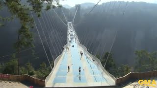 Longest and Highest Glass Bridge Opens in China