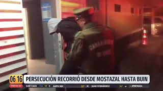 Persecución de ladrones de servicentros se extendió por dos regiones | 24 Horas TVN Chile