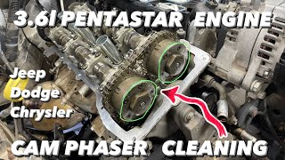 Jeep Wrangler JK 3.6 Pentastar Cam Phaser Cleaning and Cam/Crank Relearn Procedure