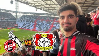 Heftige Stimmung bei Pyroshow 🔥😱 und Derbysieg ⚫️🔴 | 1 FC Köln vs Bayer Leverkusen | Stadionvlog