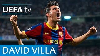 David Villa goal for Barcelona v Manchester United