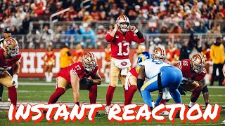 Instant Reaction to the 49ers' 12-6 Loss to the Los Angeles Rams